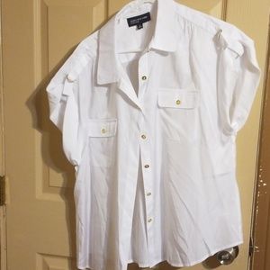 Jones new york white blouse